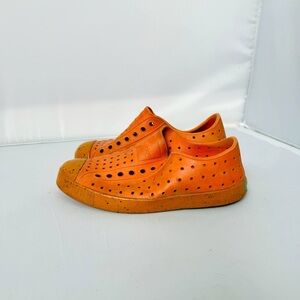 Native Kids Orange Slip-On Shoes Boys Size 13